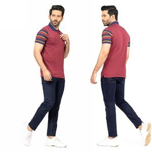 Chemises pour hommes de la dernière collection OEM Fashion, tissu tricoté de haute qualité, motif uni, respirant, logo personnalisé, style décontracté - Product Image 2