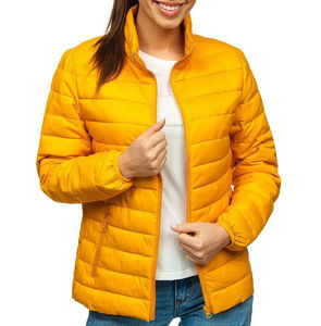 Chaqueta acolchada de plumón para mujer hecha a medida 2025, ropa de invierno transpirable con estampado de logotipo, nueva chaqueta acolchada de moda para mujer - Product Image 1