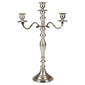 Dernier modèle Design Produit unique Chandelier Bougeoir en cristal à 5 bras Meilleur prix Argenté pour table de mariage et maison Déco - Product Image 3