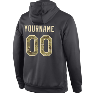 Sweat-shirt à capuche personnalisé pour homme, camouflage d'équipe, sublimation, pull-over, vêtements de sport personnalisés, nom, numéro, meilleur style, ventes de sweats à capuche - Product Image 3