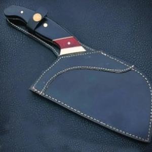 Cuchillo de Cocina Multifuncional JEXMOO, Hecho a Mano, de Acero Inoxidable, con Funda de Cuero - Product Image 3