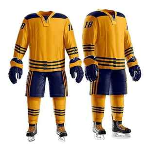 Uniforme de hockey personnalisé professionnel, design sublimé élégant, respirant, séchage rapide, tissu 100% polyester, construction durable pour - Product Image 6