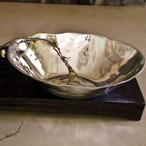 Tazón de aluminio fundido para decoración de cocina con construcción metálica resistente y duradera para uso diario en el hogar - Product Image 5