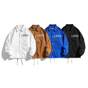 Chaqueta de Entrenador Delgada para Hombre con Logotipo Personalizado, Chaqueta Anorak Impermeable, Cortavientos y Transpirable al por Mayor - Product Image 4