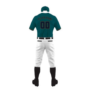 Uniforme de béisbol de tendencia superior de tamaño adulto más vendido para hombres, uniformes de béisbol ligeros y cómodos a precio razonable - Product Image 3