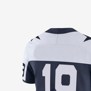 Camiseta de fútbol americano de poliéster 100% de alta calidad, manga corta transpirable, ropa de fútbol personalizable, directo del fabricante - Product Image 4
