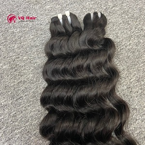 Vietnam 100% Extensions de cheveux humains vierges vague bouclée naturelle crépue bonne qualité Remy 28-36 pouces vendeurs vietnames crus 100% - Product Image 3