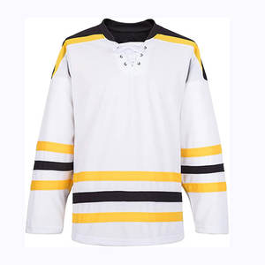 เสื้อและเสื้อใส่ได้ทั้งชายและหญิงผ้าโพลีเอสเตอร์100% ป้องกันแบคทีเรียระบายอากาศได้ดีเป็นมิตรกับสิ่งแวดล้อมออกแบบได้ตามต้องการสำหรับฮ็อกกี้น้ำแข็ง - Product Image 4