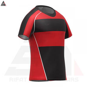 Ensemble de maillot de rugby sur mesure pour hommes, imprimé numérique, grande taille, respirant, 100% polyester, dernier style, uniforme de football de haute qualité - Product Image 4