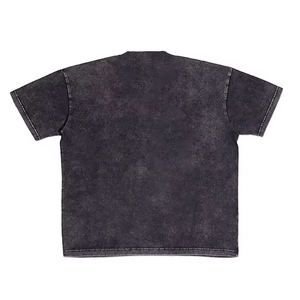 Acid Wash Oversize T <b>Shirts</b> for Men's Street Wear <b>Half</b> <b>Sleeve</b> Faded Acid Wash T <b>Shirts</b> With Custom Logo and Design OEM Service - Product Image 4