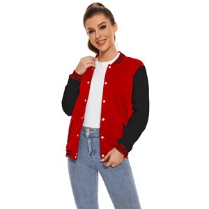 Nouvelle arrivée Veste universitaire universitaire personnalisée unisexe Veste d'hiver élégante à col montant Logo avant pour hommes femmes Design unique - Product Image 3