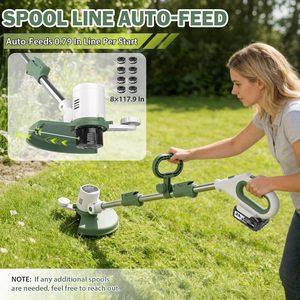 Débroussailleuse industrielle OEM sans fil 20V Li-ion, <span class=keywords><strong>coupe</strong></span>-bordures, outil de jardinage, <span class=keywords><strong>coupe</strong></span>-herbe à <span class=keywords><strong>batterie</strong></span> avec poignée anti-vibration - Product Image 2