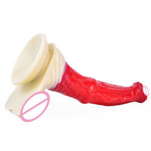 Consolador de caballo de silicona NNSX con ventosa Animal de fantasía pene juguete sexual para mujeres masaje de clítoris estimular masturbador femenino tapón Anal - Product Image 4
