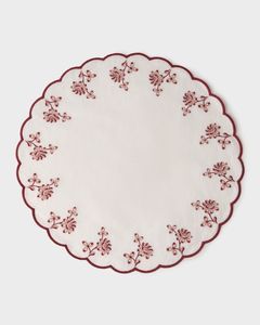 Mantel de lino natural bohemio chic hecho a mano con bordes con flecos decoración de mesa de comedor de granja rústica diseño ecológico - Product Image 5