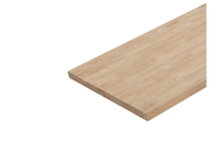 Durabilité Bloc de boucher droit naturel articulé à doigts Hevea Comptoir carré pour comptoirs de table et de bureau et bancs de travail
