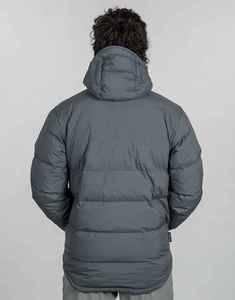 แจ็กเก็ตขนเป็ดยาวสำหรับผู้ชายกันน้ำกันลมเสื้อผ้าแนวสตรีทรูดซิปทันสมัย - Product Image 3