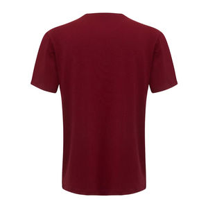 100% coton décontracté O cou coupe ample manches courtes imprimé respirant T-shirt pour hommes - Product Image 3