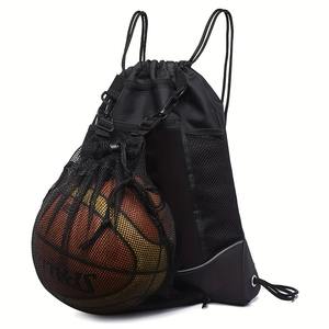 Portable cordon basket-ball sac à dos maille sac Football Football volley-ball balle sacs de rangement Sports de plein air voyage Gym Yoga - Product Image 1
