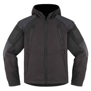 Chaqueta suave con logotipo personalizado de carcasa suave impermeable a prueba de viento cortavientos para hombre chaqueta Softshell de poliéster con forro polar transpirable - Product Image 1