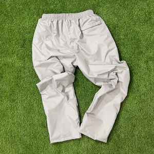 2025 hommes haute qualité survêtements personnalisés taille élastique Baggy pantalons de survêtement en Nylon deux pièces ensembles avec toile Style lavé - Product Image 5