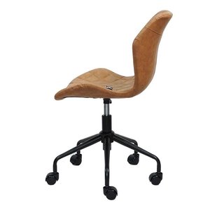 Silla de Oficina Giratoria GAK-453AX, Tapicería de Cuero PU, Reposacabezas Ajustable, Diseño Contemporáneo para Uso en el Hogar o Taller - Product Image 3