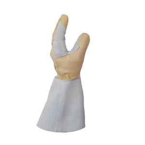 Gants de travail de sécurité respirants en gros, gants de rigueur en cuir avec logo personnalisé, poignets souples, résistants à l'eau et aux hautes températures - Product Image 2