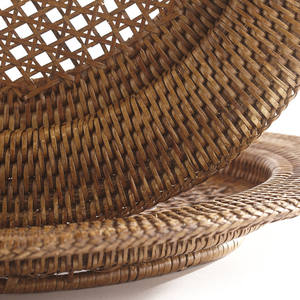 Haute qualité luxe moderne marron ensemble rotin chargeur plaque durable versalite tissé rotin napperons - Product Image 2