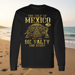 T-shirt a maniche lunghe con grafica tartaruga del Golfo del Messico, resistente e saliante - Prodotto promozionale - Product Image 3