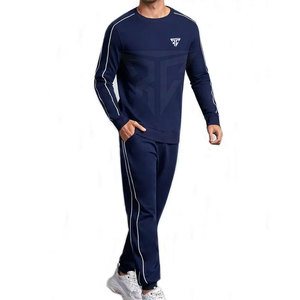 Winter Plus Size Solid Men's Sweat Suits Lightweight 100% Cotton Custom Colors & Logo Low quantité minimale de commande Made in Pakistan - Product Image 1