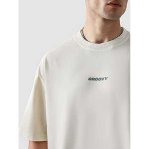 T-shirt en jersey 100 % coton délavé, coupe oversize, 240 g, poids lourd, sérigraphié compressé - Product Image 2