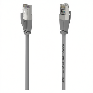 Câble de données réseau Hama 5E F/UTP 10m gris 00200671 0811007 - Product Image 2