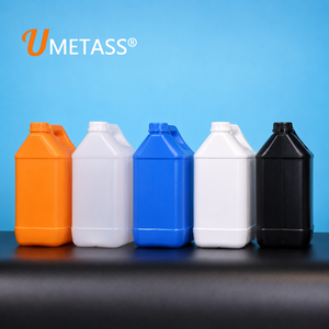 Bidon carré en plastique HDPE de 5 L avec couvercle à vis, pour huile d'olive, baril d'emballage liquide de qualité <span class=keywords><strong>alimentaire</strong></span> épaissi, vente en gros - Product Image 1