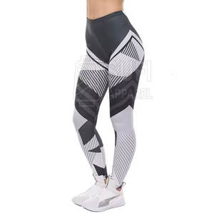Leggings pour femmes en maille respirante à taille haute sans couture avec logo personnalisé pour l'entraînement - Meilleure vente - Product Image 2