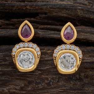 ต่างหูคุนดัน เครื่องประดับสะสมทางวัฒนธรรม ดีไซน์เหนือกาลเวลา - Product Image 1