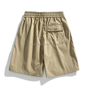 Ropa de trabajo informal para hombre, pantalones cortos de ocio, cómodos, transpirables, ligeros, de Color sólido, de cinco puntos, con patrón abierto, ecológicos - Product Image 2