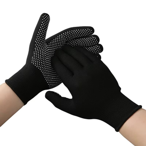 Gants de sécurité en coton de qualité supérieure, 7 jauges, confortables, en coton blanc naturel, tricotés, pour le travail - Product Image 4