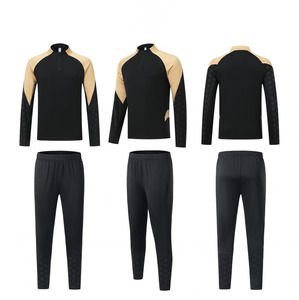 Ensemble de survêtement de football pour homme avec logo personnalisé, jogging en plein air, fitness, course à pied, pull, entraînement de football, décontracté, sport d'hiver - Product Image 4