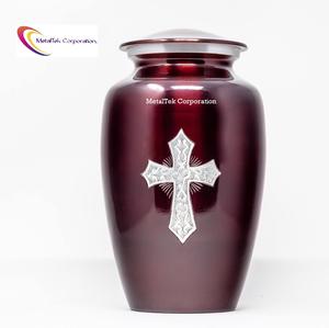 Grande urne funéraire décorative pour adulte mâle et femelle Vente en gros Fournitures funéraires Urnes funéraires pour cendres Fabricant de bocaux souvenir - Product Image 1