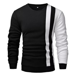 100% coton biologique de haute qualité 400 GSM en relief col rond polaire coton mélangé sweat surdimensionné blanc sweat - Product Image 3