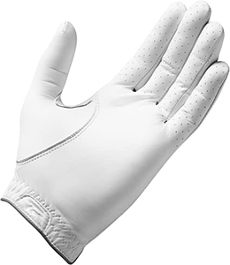 Guantes de golf de cuero de Cabretta real de calidad superior unisex 100% para adultos guantes de golf con logotipo de varios colores con servicio OEM - Product Image 3