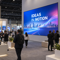 Écran LED COB à pas fin P0.93 à assemblage sans joint pour affichage publicitaire intérieur, mur vidéo, salles d'exposition, sourcing de projets OEM