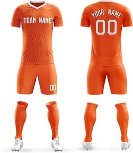 Uniformes de Fútbol Personalizados con Sublimación Completa, Camisetas de Fútbol Transpirables con Estampado, Conjuntos Deportivos de Entrenamiento Personalizados para Equipos - Product Image 4