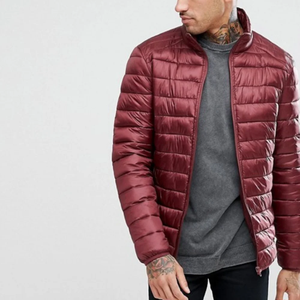 High Quality Black Custom Puffer <b>Jacket</b> Coat <b>Quilted</b> Padded Bubble <b>Jacket</b> with Zipper Closure Plus Size Winter Season - Product Image 6