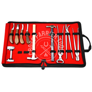 Profession elle Huf zange Huf schmied Werkzeuge Kit Basic Hoof Pick Schuh abzieher Front schneiden Nagels ch neider Horse Cattle Hammer Heavy Duty - Product Image 2
