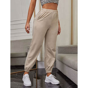 กางเกงวอร์มผู้หญิงผ้าฟลีซทำจากผ้าฝ้ายมีเชือกรูดและมีกระเป๋าสำหรับฤดูหนาวทำจาก2024 - Product Image 3