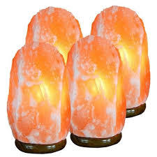 Vente en gros de lampe au sel de l'Himalaya rose pur et naturel pour hôtel de bonne qualité avec base en bois cristal de forme naturelle en gros 1-2kg - Product Image 5