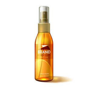 สเปรย์ลูกไม้สีน้ำตาลเข้มสำหรับวิกผมแห้งเร็วพร้อมคุณสมบัติตรงกับสีผิวฉลากตามต้องการ - Product Image 2