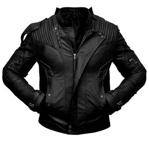 Veste en cuir pour hommes exquis Manteaux chauffants et vêtements chauds luxueux pour hommes Veste de haute qualité en gros OEM - Product Image 6
