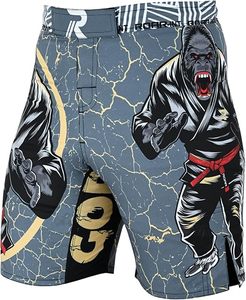 Personnalisé OEM/ODM MMA Rash Guard & BJJ Shorts Set Kids Fight Training Grappling Wear Jiu Jitsu Gi Trunks Outfit Set - Product Image 6