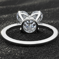 Ide hadiah Natal asli Mickey Mouse Cincin Berlian Unik yang Dipersonalisasi untuk ibu ayah istri suami Perhiasan di bawah 50 untuk tahun 2025
